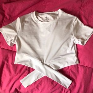 NVGTN white cross body top